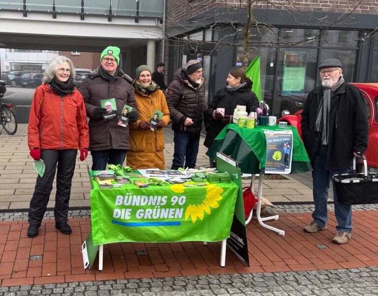 Thomas Heidemann bei uns am Infostand